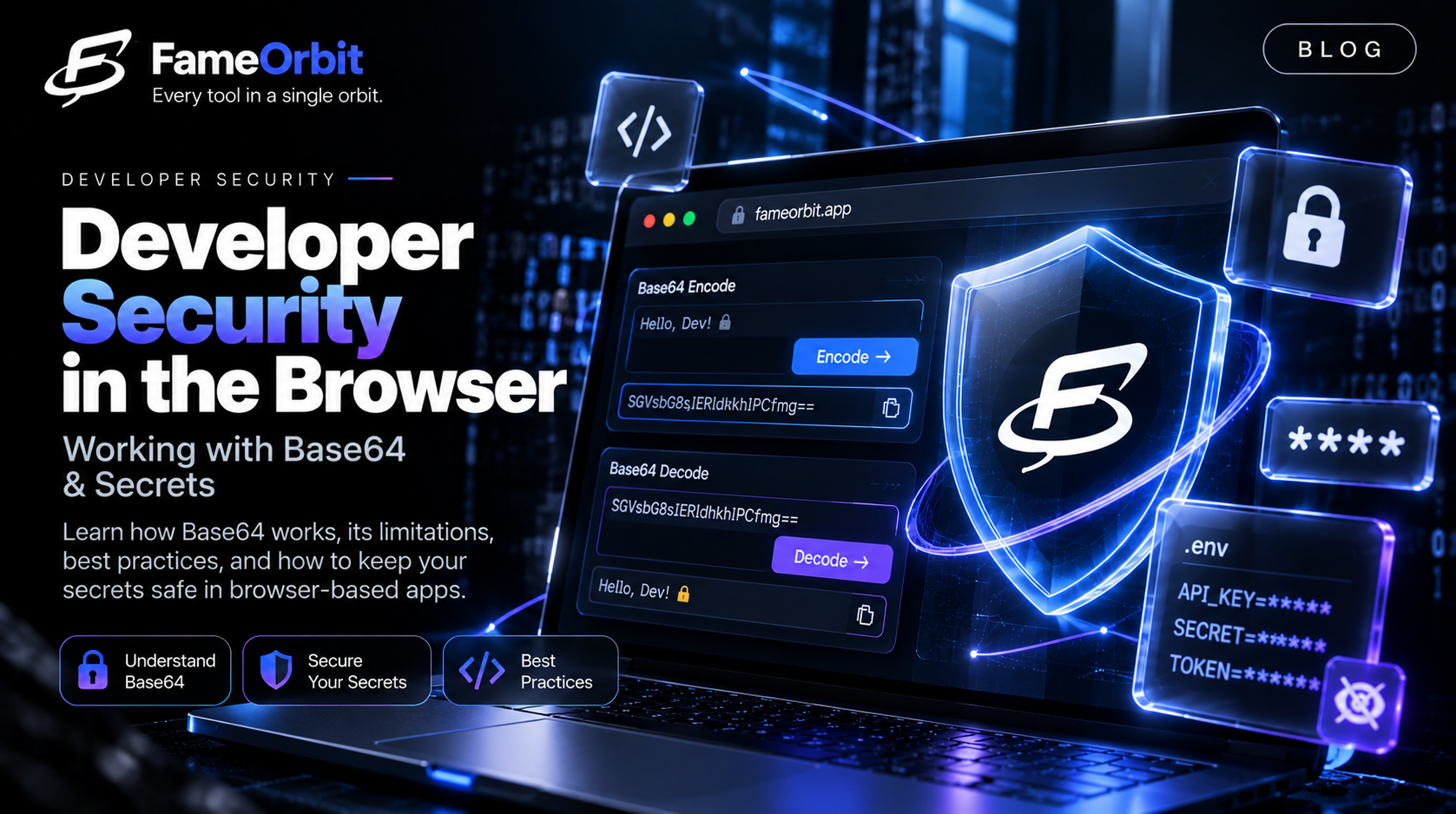 Developer Security in the Browser: Working with Base64, JSON & Secrets Without Leaks